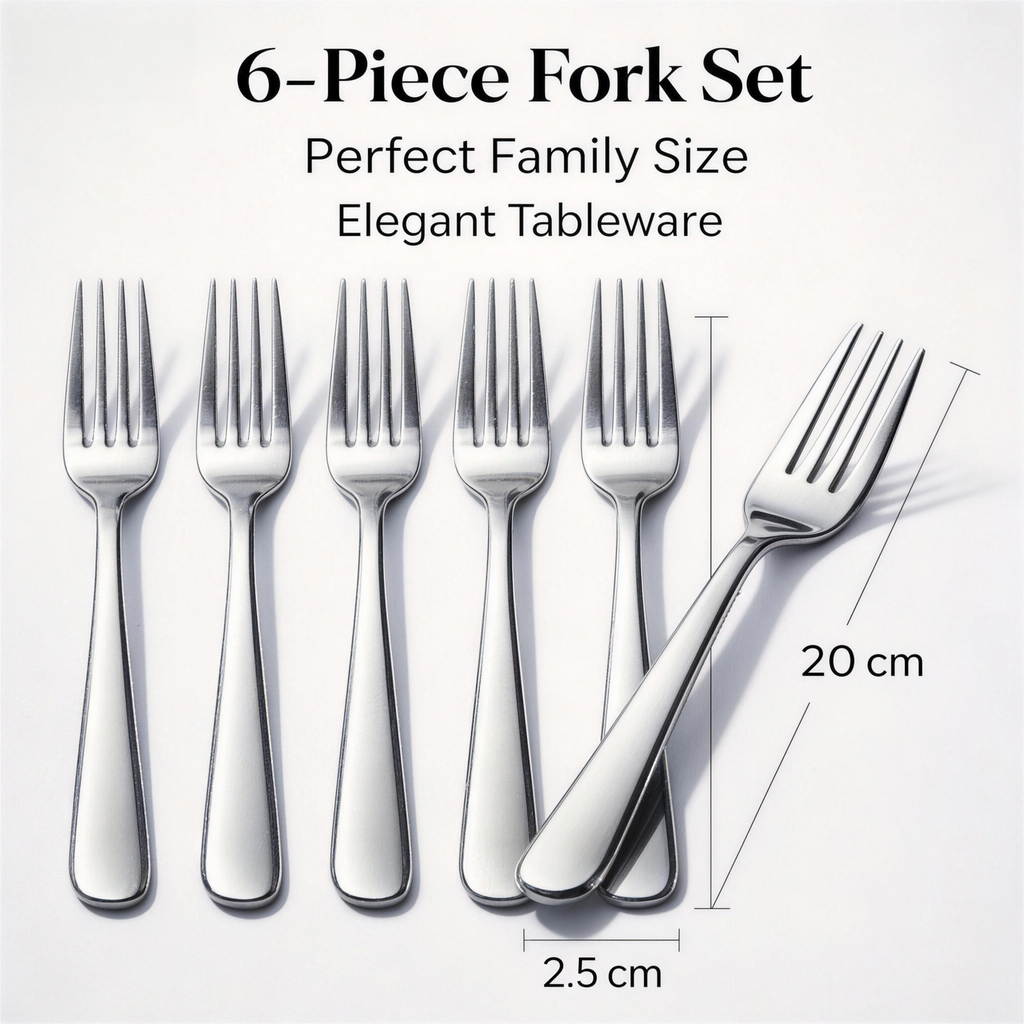 🍴𝑷𝒓𝒆𝒎𝒊𝒖𝒎 𝑺𝒕𝒂𝒊𝒏𝒍𝒆𝒔𝒔 𝑺𝒕𝒆𝒆𝒍 𝑭𝒐𝒓𝒌 𝑺𝒆𝒕 – 6 𝑷𝒊𝒆𝒄𝒆 𝑴𝒊𝒓𝒓𝒐𝒓 𝑷𝒐𝒍𝒊𝒔𝒉 𝑫𝒊𝒏𝒏𝒆𝒓 𝑭𝒐𝒓𝒌𝒔, 𝑫𝒖𝒓𝒂𝒃𝒍𝒆 𝑬𝒍𝒆𝒈𝒂𝒏𝒕 𝑻𝒂𝒃𝒍𝒆𝒘𝒂𝒓𝒆 𝒇𝒐𝒓 𝑯𝒐𝒎𝒆 𝑲𝒊𝒕𝒄𝒉𝒆𝒏 & 𝑹𝒆𝒔𝒕𝒂𝒖𝒓𝒂𝒏𝒕
