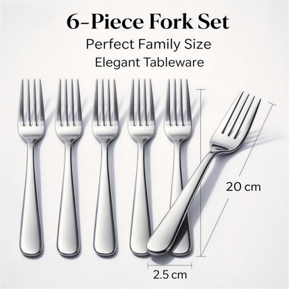 🍴𝑷𝒓𝒆𝒎𝒊𝒖𝒎 𝑺𝒕𝒂𝒊𝒏𝒍𝒆𝒔𝒔 𝑺𝒕𝒆𝒆𝒍 𝑭𝒐𝒓𝒌 𝑺𝒆𝒕 – 6 𝑷𝒊𝒆𝒄𝒆 𝑴𝒊𝒓𝒓𝒐𝒓 𝑷𝒐𝒍𝒊𝒔𝒉 𝑫𝒊𝒏𝒏𝒆𝒓 𝑭𝒐𝒓𝒌𝒔, 𝑫𝒖𝒓𝒂𝒃𝒍𝒆 𝑬𝒍𝒆𝒈𝒂𝒏𝒕 𝑻𝒂𝒃𝒍𝒆𝒘𝒂𝒓𝒆 𝒇𝒐𝒓 𝑯𝒐𝒎𝒆 𝑲𝒊𝒕𝒄𝒉𝒆𝒏 & 𝑹𝒆𝒔𝒕𝒂𝒖𝒓𝒂𝒏𝒕